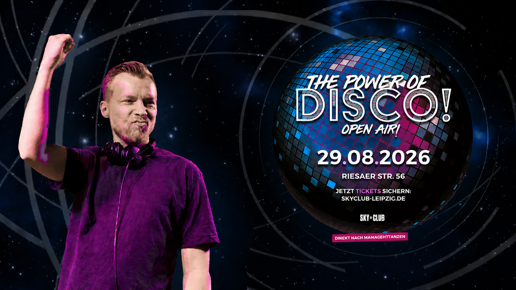 Foto - Sa. 29.08.2026 - The Power of Disco! Open Air /w Fritz Meinecke